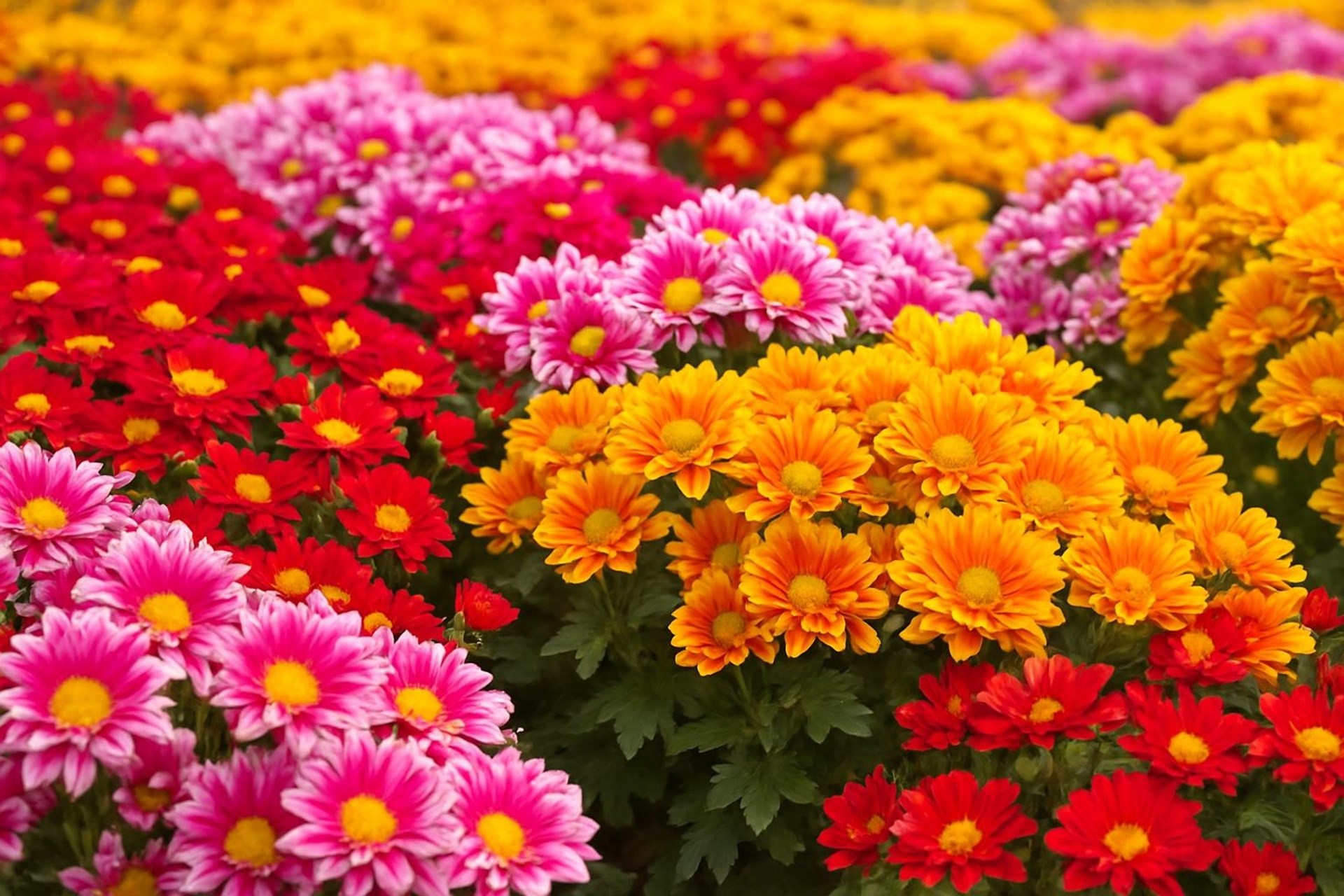 Crisantemos, la flor de Todos los Santos.